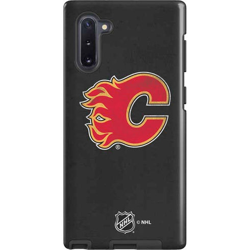 NHL Calgary Flames Distressed Galaxy Note 10 Pro Case