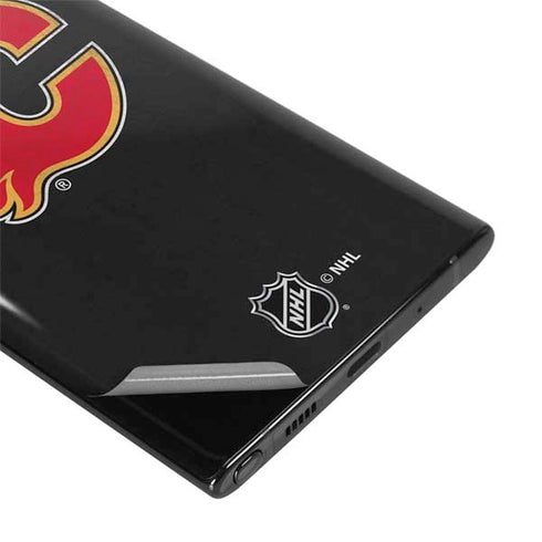 NHL Calgary Flames Distressed Galaxy Note 10 Skin