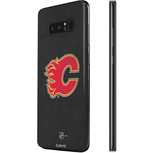 NHL Calgary Flames Distressed Galaxy Note 8 Skin