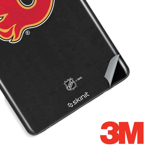 NHL Calgary Flames Distressed Galaxy Note 8 Skin
