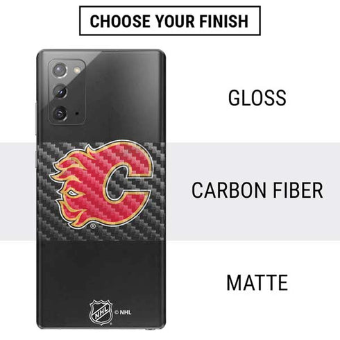 NHL Calgary Flames Distressed Galaxy Note20 5G Skin