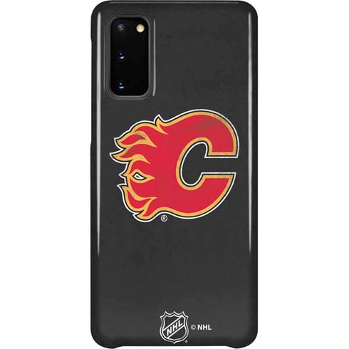 NHL Calgary Flames Distressed Galaxy S20 Lite Case