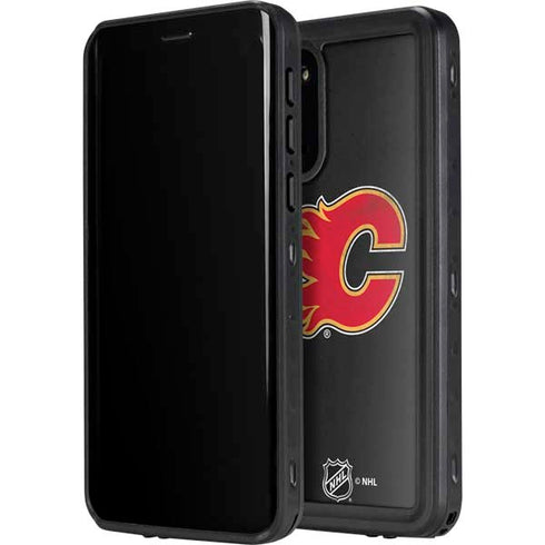 NHL Calgary Flames Distressed Galaxy S20 Plus Waterproof Case