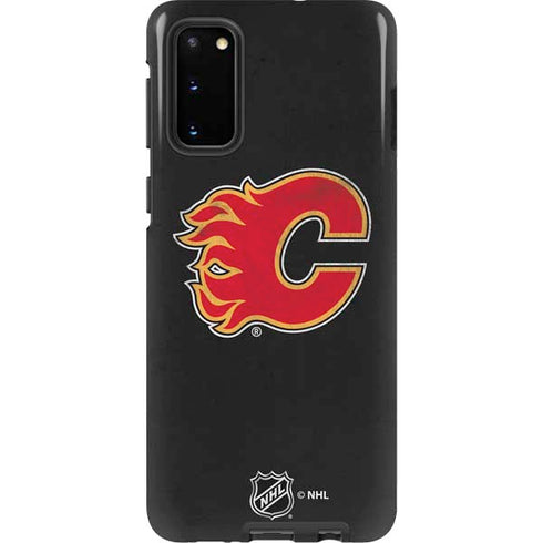 NHL Calgary Flames Distressed Galaxy S20 Pro Case