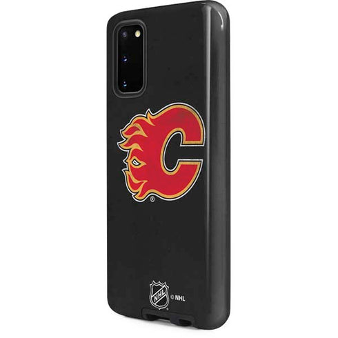 NHL Calgary Flames Distressed Galaxy S20 Pro Case