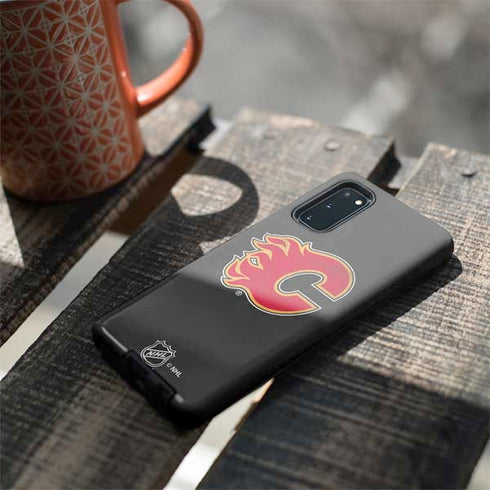 NHL Calgary Flames Distressed Galaxy S20 Pro Case