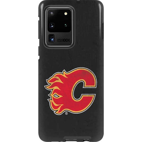 NHL Calgary Flames Distressed Galaxy S20 Ultra 5G Pro Case