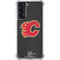 NHL Calgary Flames Distressed Galaxy S21 5G Clear Case