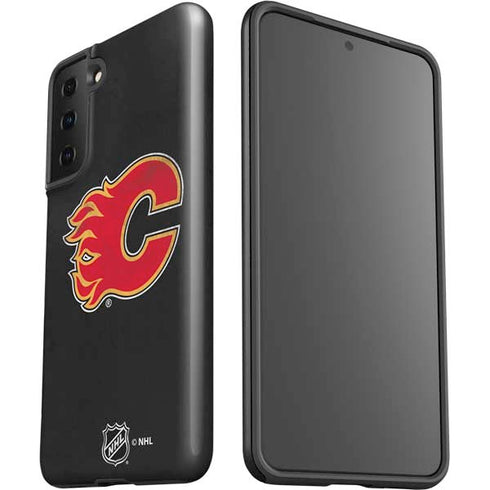 NHL Calgary Flames Distressed Galaxy S21 Plus 5G Pro Case