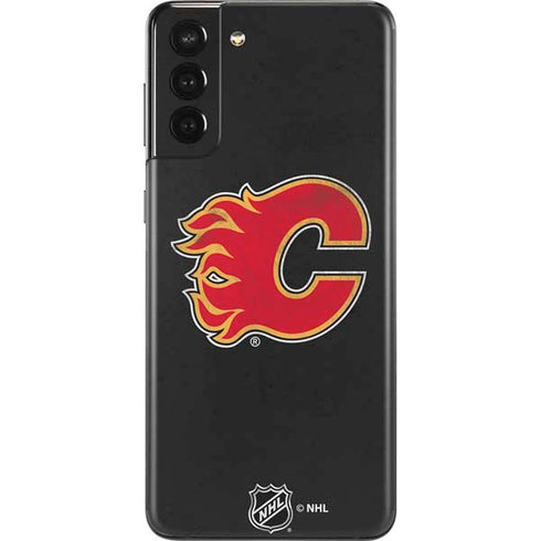 NHL Calgary Flames Distressed Galaxy S21 Plus 5G Skin