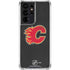 NHL Calgary Flames Distressed Galaxy S21 Ultra 5G Clear Case
