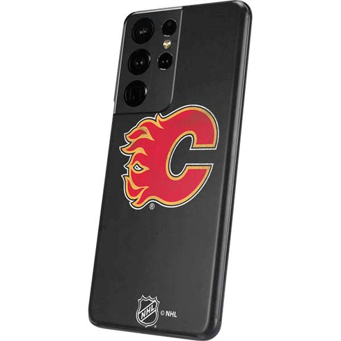 NHL Calgary Flames Distressed Galaxy S21 Ultra 5G Skin