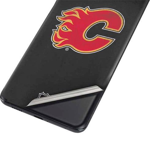 NHL Calgary Flames Distressed Galaxy S21 Ultra 5G Skin