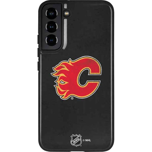 NHL Calgary Flames Distressed Galaxy S22 Plus Pro Case