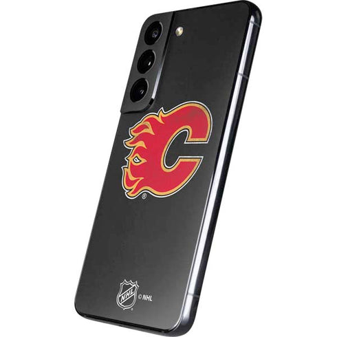 NHL Calgary Flames Distressed Galaxy S22 Skin