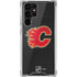 NHL Calgary Flames Distressed Galaxy S22 Ultra Clear Case