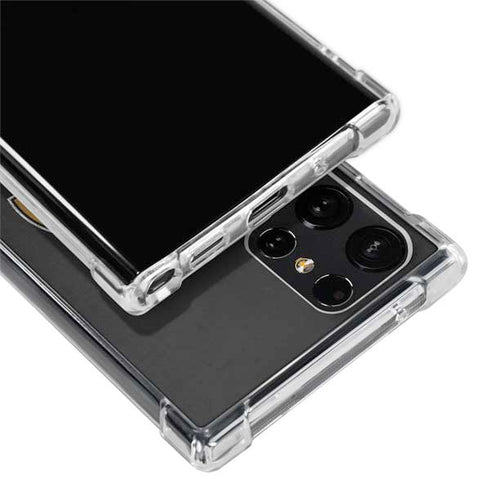 NHL Calgary Flames Distressed Galaxy S22 Ultra Clear Case