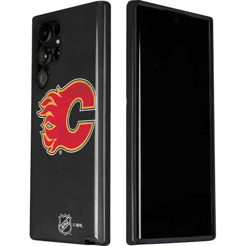 NHL Calgary Flames Distressed Galaxy S22 Ultra Pro Case