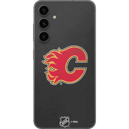 NHL Calgary Flames Distressed Galaxy S23 FE Skin