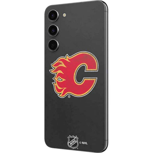 NHL Calgary Flames Distressed Galaxy S23 Plus Skin