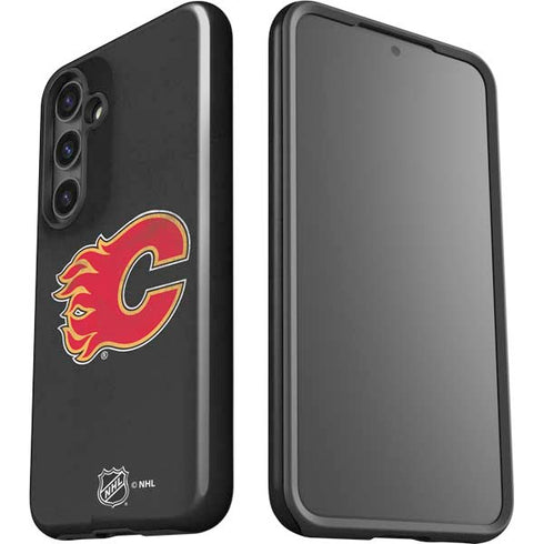 NHL Calgary Flames Distressed Galaxy S24 Impact Case