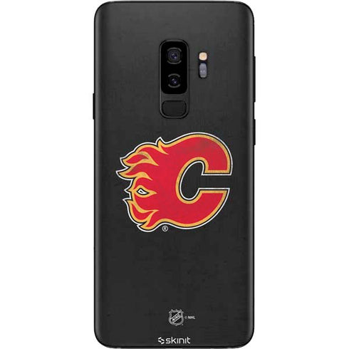 NHL Calgary Flames Distressed Galaxy S9 Plus Skin