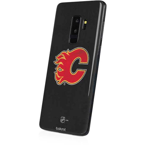 NHL Calgary Flames Distressed Galaxy S9 Plus Skin