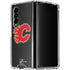 NHL Calgary Flames Distressed Galaxy Z Fold4 5G Clear Case