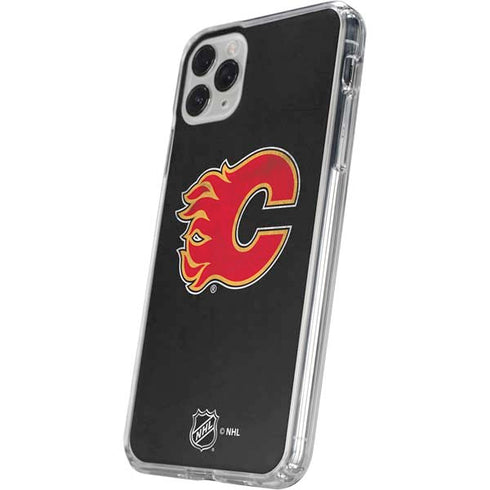 NHL Calgary Flames Distressed iPhone 11 Pro Clear Case