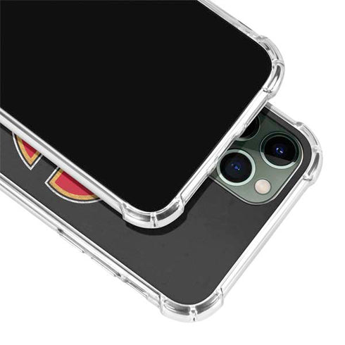 NHL Calgary Flames Distressed iPhone 11 Pro Max Clear Case