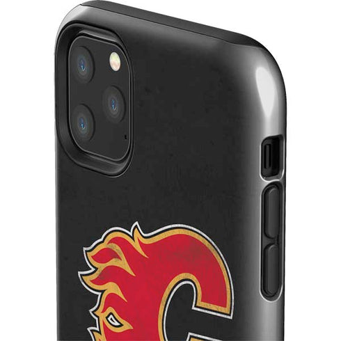 NHL Calgary Flames Distressed iPhone 11 Pro Max Impact Case