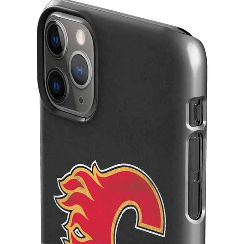 NHL Calgary Flames Distressed iPhone 11 Pro Max Lite Case