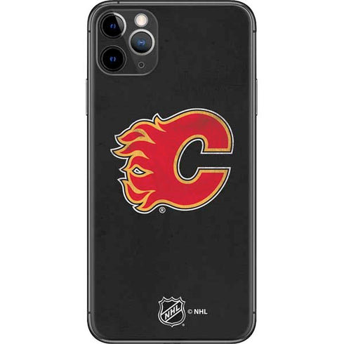 NHL Calgary Flames Distressed iPhone 11 Pro Max Skin