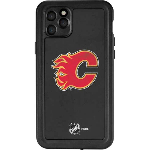NHL Calgary Flames Distressed iPhone 11 Pro Max Waterproof Case
