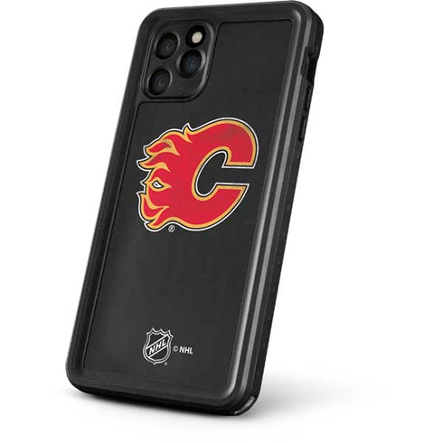 NHL Calgary Flames Distressed iPhone 11 Pro Max Waterproof Case