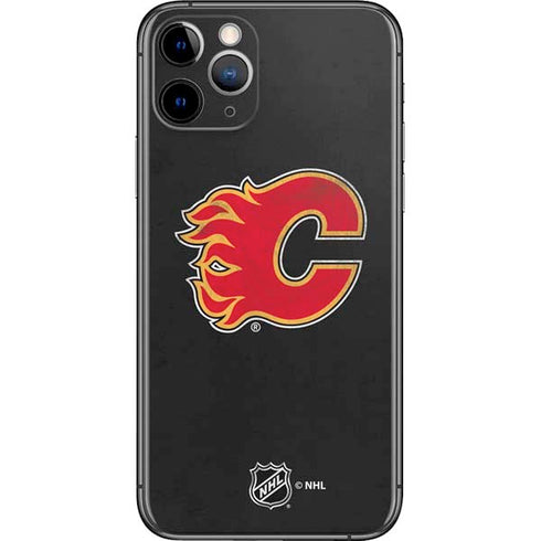 NHL Calgary Flames Distressed iPhone 11 Pro Skin