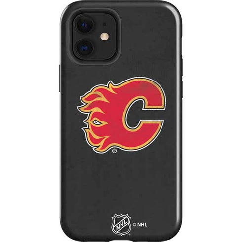NHL Calgary Flames Distressed iPhone 12 Impact Case