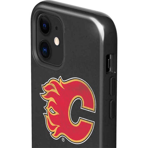 NHL Calgary Flames Distressed iPhone 12 Impact Case