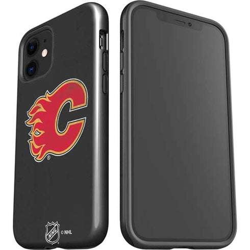 NHL Calgary Flames Distressed iPhone 12 Impact Case