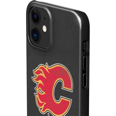 NHL Calgary Flames Distressed iPhone 12 Mini Lite Case