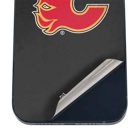 NHL Calgary Flames Distressed iPhone 12 Mini Skin