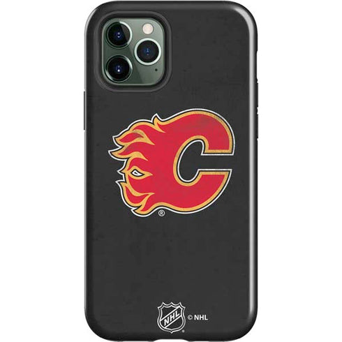 NHL Calgary Flames Distressed iPhone 12 Pro Impact Case