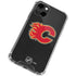 NHL Calgary Flames Distressed iPhone 13 Clear Case
