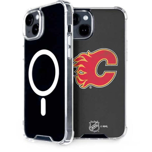 NHL Calgary Flames Distressed iPhone 13 MagSafe Case