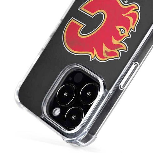 NHL Calgary Flames Distressed iPhone 13 Pro MagSafe Case