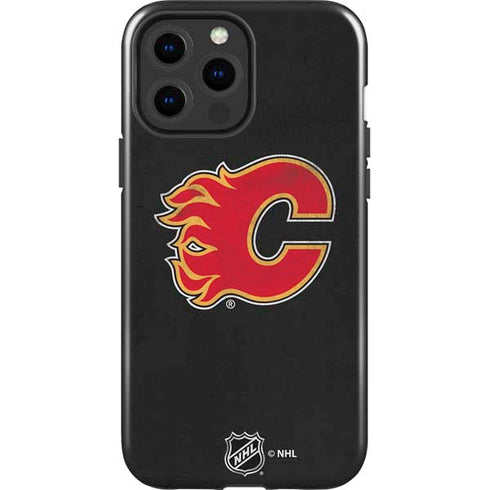 NHL Calgary Flames Distressed iPhone 13 Pro Max Impact Case