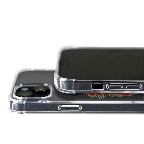 NHL Calgary Flames Distressed iPhone 15 MagSafe Case