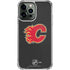 NHL Calgary Flames Distressed iPhone 15 Pro Max Clear Case