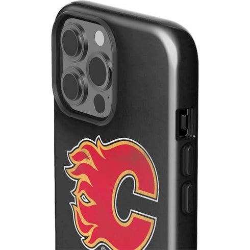 NHL Calgary Flames Distressed iPhone 15 Pro Max Impact Case