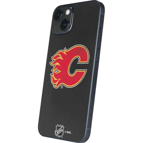NHL Calgary Flames Distressed iPhone 14 Skin